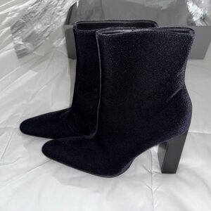 Balenciaga Velvet Ankle Boots - NIB